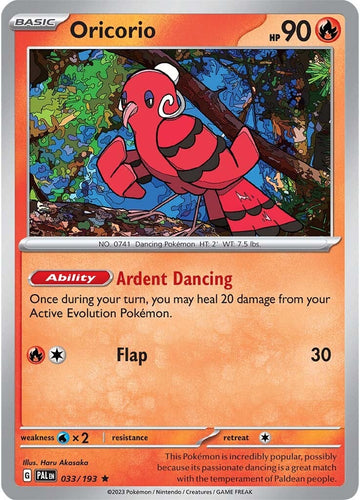 Oricorio (033/193) [Scarlet &amp; Violet: Paldea evolucionada] 
