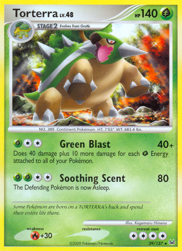 Torterra (39/127) [Platino: Conjunto básico] 