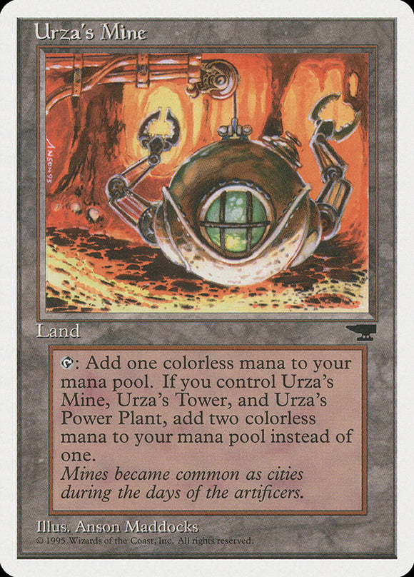 Mina de Urza (fondo naranja) [Crónicas] 