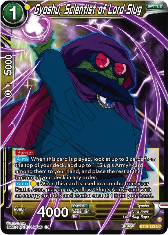Gyoshu, científico de Lord Slug (BT19-123) [Ambición del luchador] 