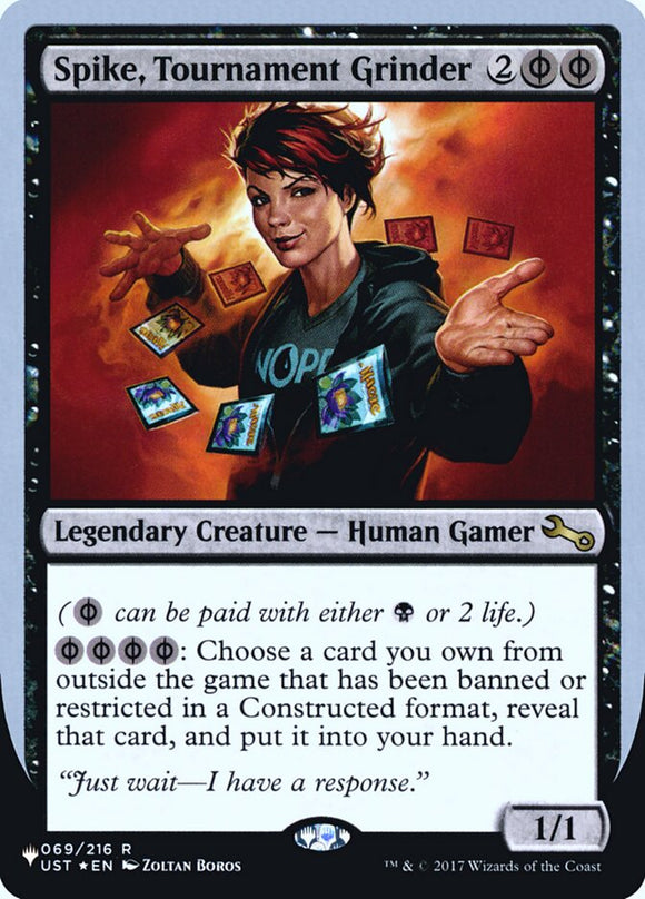Spike, el molinillo de torneos (edición foil de Unfinity) [La lista] 