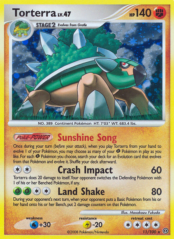 Torterra (11/100) [Diamante y Perla: Stormfront] 