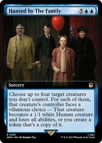 Perseguido por la familia (ilustración ampliada) [Doctor Who] 