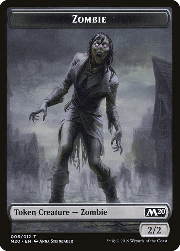 Dragon (001) // Zombie Double-Sided Token [Game Night 2019 Tokens] - 0