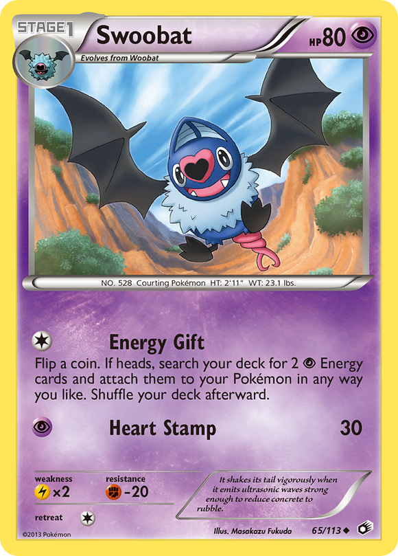 Swoobat (65/113) [Blanco y negro: tesoros legendarios] 