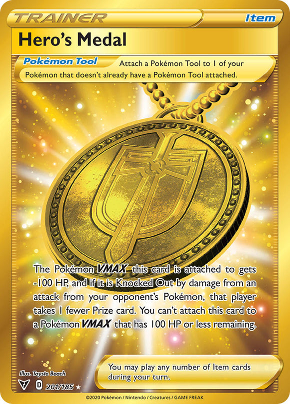 Medalla del héroe (201/185) [Espada y escudo: voltaje vívido] 