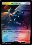 Alien Angel // Alien Insect Double-Sided Token (Surge Foil) [Doctor Who Tokens]-2