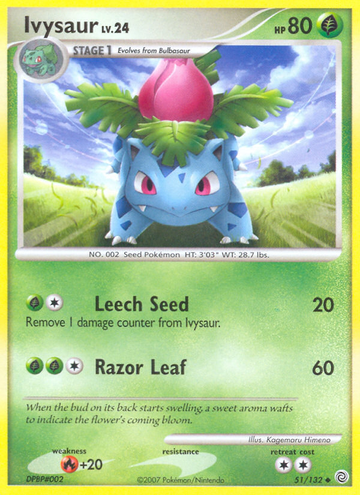Ivysaur (51/132) [Diamante y Perla: Maravillas secretas] 