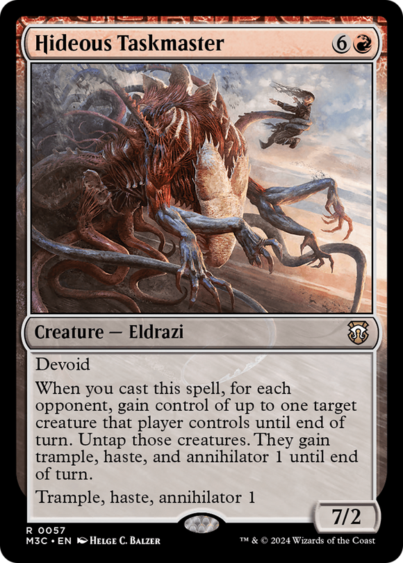 Capataz horrendo (lámina ondulada) [Comandante de Modern Horizons 3] 
