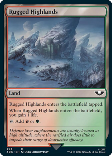 Tierras altas escarpadas (referencia de Surge) [Warhammer 40,000] 