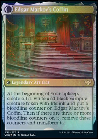 Edgar, Charmed Groom // Edgar Markov's Coffin [Innistrad: Crimson Vow Prerelease Promos] - 0