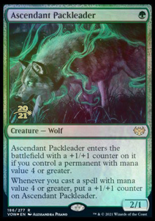 Líder de manada ascendente [Promociones de prelanzamiento de Innistrad: Crimson Vow] 