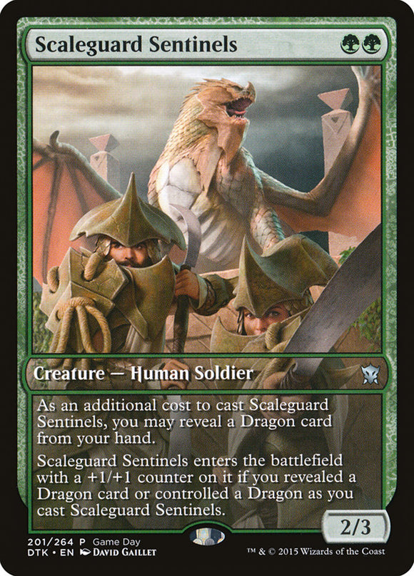 Centinelas de la Guardia de Escamas (día del juego) [Promociones de Dragones de Tarkir] 