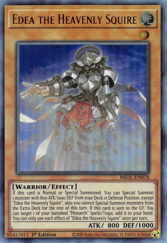 Edea la Escudera Celestial [BROL-EN078] Ultra Raro 