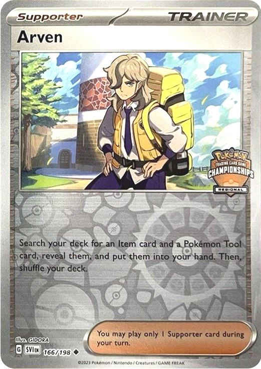 Arven (166/198) (Campeonatos regionales) [Tarjetas de liga y campeonato] 