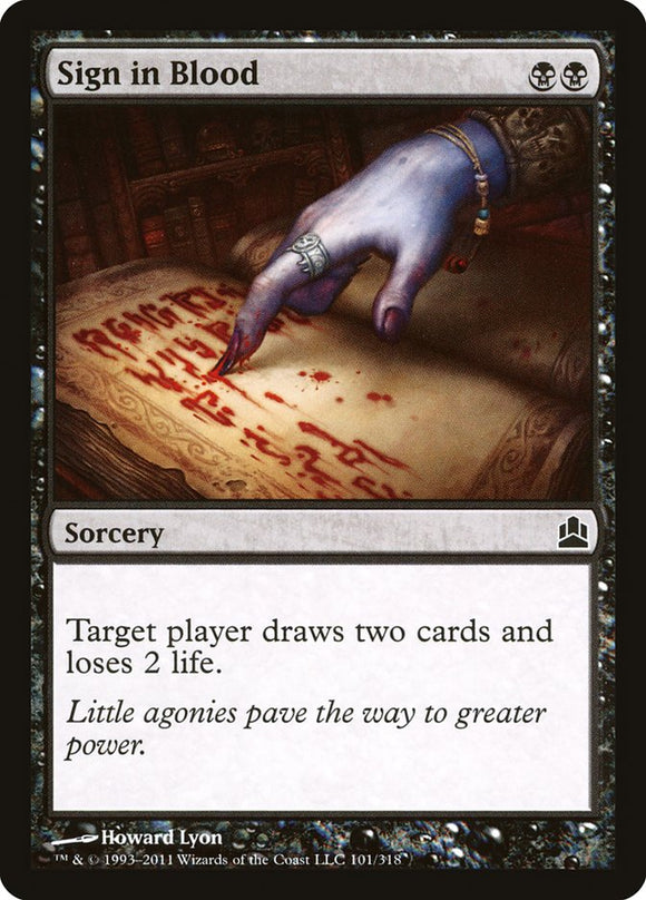 Firma en sangre [Commander 2011] 