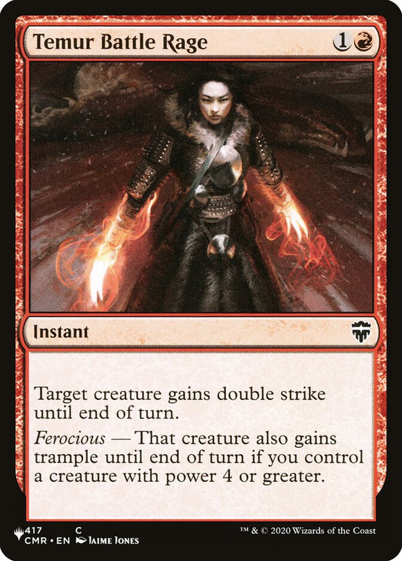 Furia de batalla de los Temur [Guarida secreta: si cara gano, cruz pierdes] 