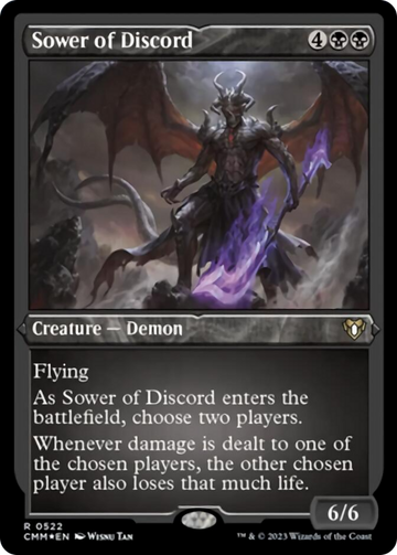 Sembrador de discordia (grabado en lámina) [Commander Masters] 