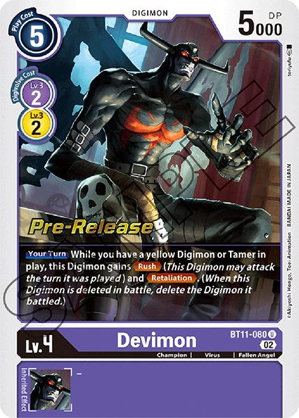 Devimon [BT11-080] [Promociones previas al lanzamiento de la fase dimensional] 