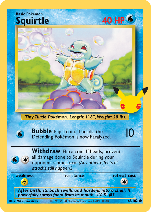 Squirtle (63/102) [Paquete del primer compañero] 