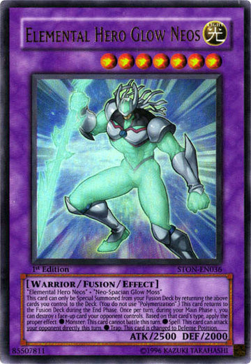 Neos Glow de héroe elemental [STON-EN036] Ultra raro 