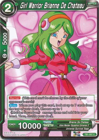 La joven guerrera Brianne De Chateau (TB1-057) [El torneo del poder] 