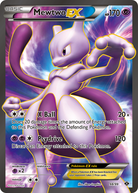 Mewtwo EX (98/99) [Blanco y Negro: Próximos destinos] 