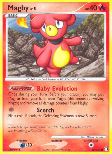 Magby (88/123) [Diamante y Perla: Tesoros Misteriosos] 