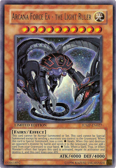 Arcana Force Ex - El Gobernante de la Luz [JUMP-EN027] Ultra Raro 