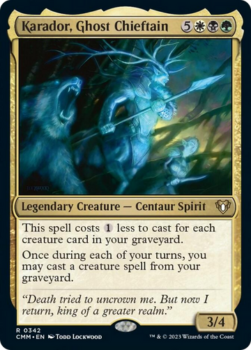 Karador, jefe fantasma [Comandante Masters] 