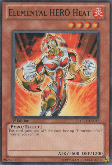 HÉROE Elemental Calor [LCGX-EN037] Común 