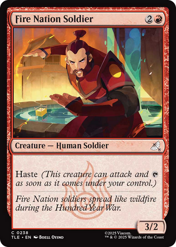 Fire Nation Soldier [Avatar: The Last Airbender: Eternal-Legal]