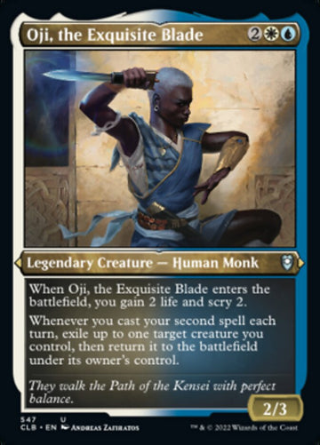Oji, la espada exquisita (grabado en lámina) [Commander Legends: Battle for Baldur's Gate] 