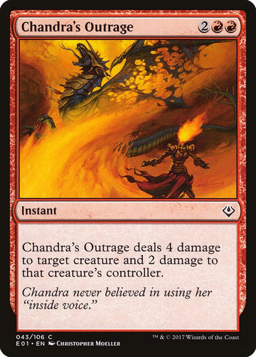 La indignación de Chandra [Archienemigo: Nicol Bolas] 