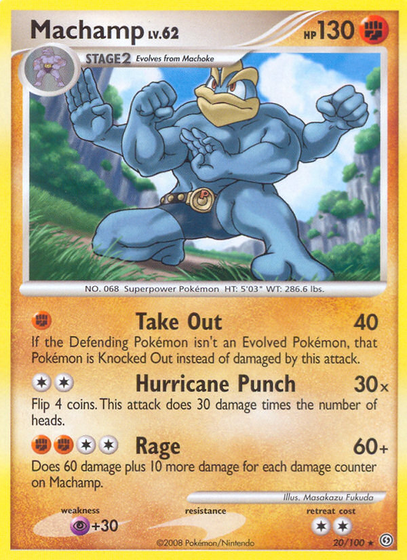 Machamp (20/100) [Diamante y Perla: Frente Tormentoso] 