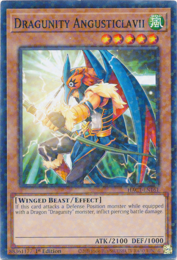 Dragunity Angusticlavii (Terminal de duelo) [HAC1-EN161] Común 