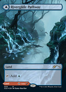 Camino de deslizamiento fluvial // Camino de deslizamiento de lava (sin bordes) [Secret Lair: Ultimate Edition] -1