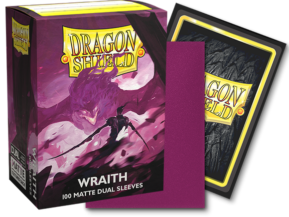 Dragon Shield: Fundas estándar de 100 ct - Wraith (mate doble) 