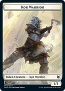 Kor Warrior // Plant Double-Sided Token [Zendikar Rising Tokens]-1