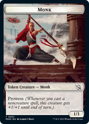 Monje // Ficha de doble cara de Kraken [Fichas de Marcha de las Máquinas] -1