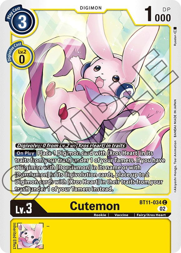 Cutemon [BT11-034] [Fase dimensional] 