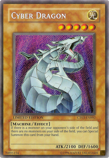 Cyber ​​Dragon [CT03-EN002] Secreto raro 