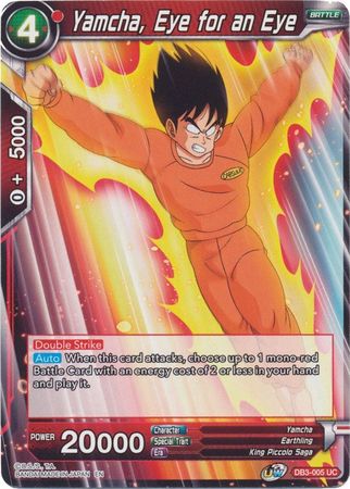 Yamcha, Ojo por Ojo (DB3-005) [Fuerza Gigante] 