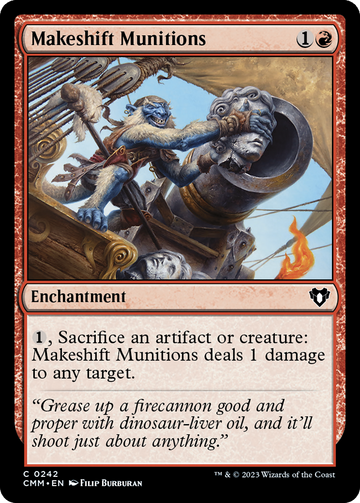 Municiones improvisadas [Commander Masters] 