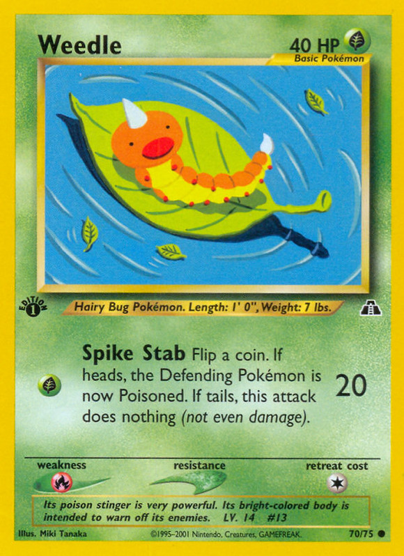 Weedle (70/75) [Neo Discovery 1.ª edición] 
