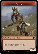 Eldrazi Spawn // Satyr Double-Sided Token [Commander Masters Tokens]-2