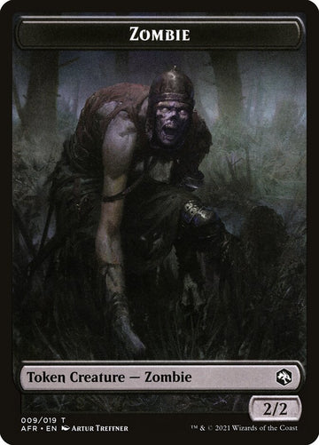 Devil // Zombie Double-Sided Token [Dungeons & Dragons: Adventures in the Forgotten Realms Tokens] - 0