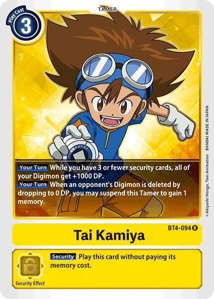 Tai Kamiya [BT4-094] [Gran leyenda] 