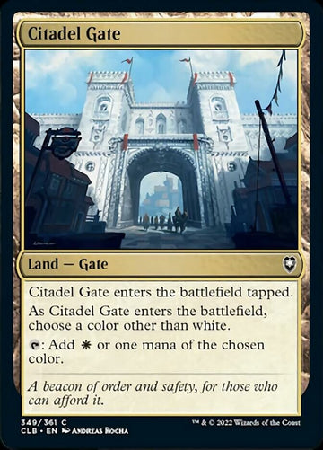 Puerta de la ciudadela [Commander Legends: Battle for Baldur's Gate] 