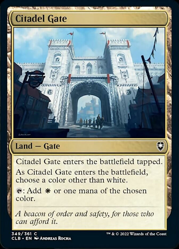 Puerta de la ciudadela [Commander Legends: Battle for Baldur's Gate] 